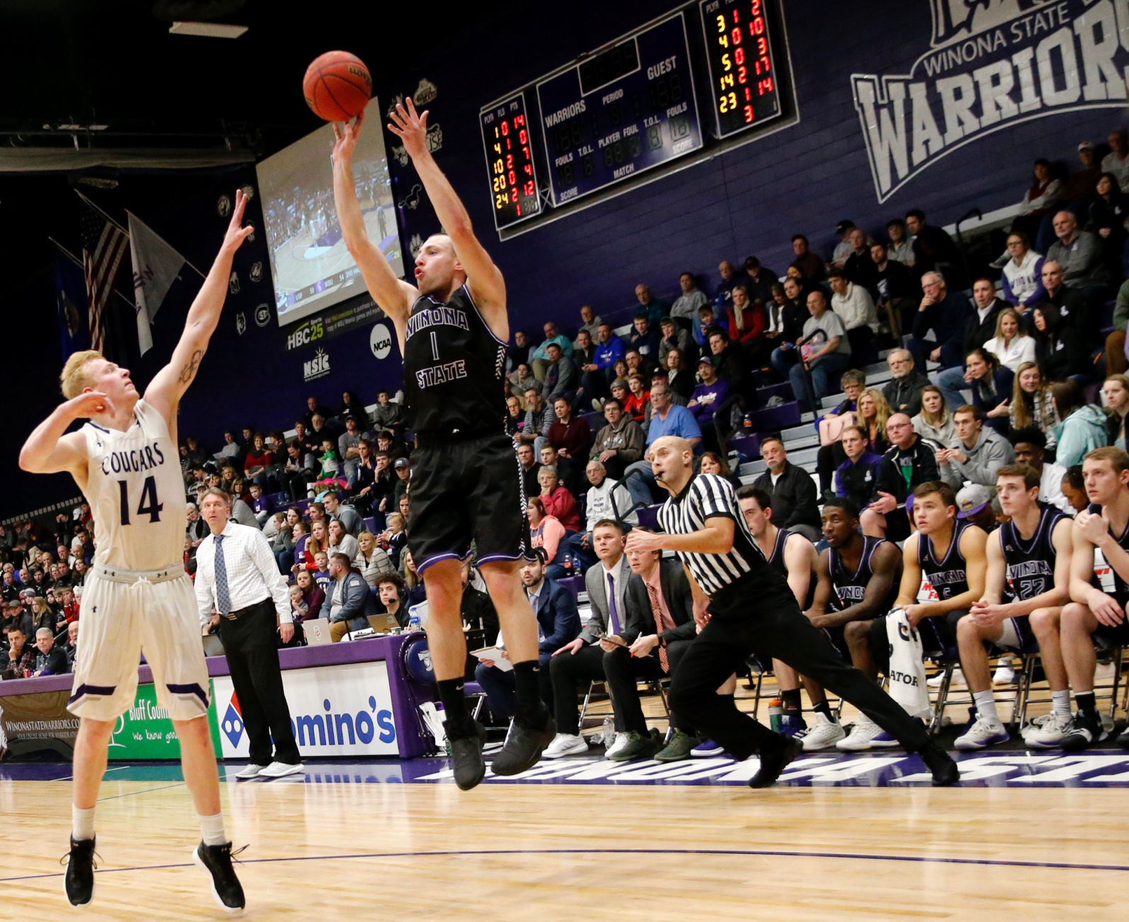 WSU MBB vs USF 10